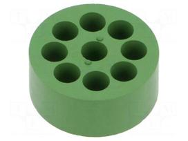 Insert for gland | 6.9mm | M40 | IP54 | FKM | Holes no: 9 | -20÷200°C