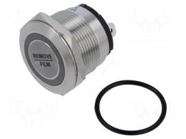 Switch: vandal resistant | Pos: 2 | SPST | 20A/250VAC | IP67 | OFF-(ON)