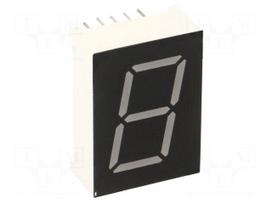 Display: LED | 7-segment | 20.4mm | 0.8" | No.char: 1 | RGB | cathode