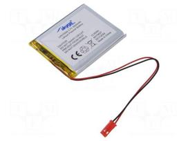 Re-battery: Li-Po | 3.7V | 3500mAh | cables,JST SYP-02T-1 socket