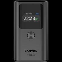 CANYON power bank OnPower 130 TFT 10000 mAh PD30W Dark Grey