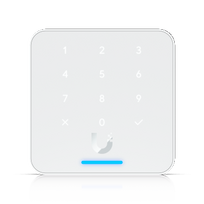 UBIQUITI READER FLEX WHITE. THIRD-GENERATION NFC CARD READER WITH A KEYPAD AND APPLE TOUCH PASS SUPPORT
