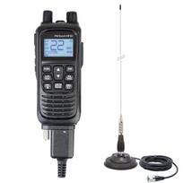 PNI Escort HP 82 portable CB radio station kit, multi standard, 4W, 12V, AM-FM with PNI ML100 CB antenna with magnet