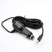 PNI car charger with mini USB plug 12V / 24V - 5V 1.5A, for car DVR, cable length 3.5m