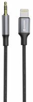 Swissten Audio Adapter Textile Lightning - 3.5mm Jack Cable 1.5m