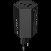 CANYON charger HEXAGON 65 GaN 65W 2xPD 1xQC EU Black