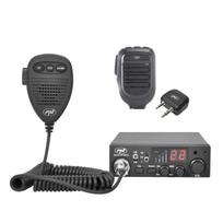 PNI Escort HP 8001L ASQ CB Radio Station Package + Microphone and PNI Mike 80 Bluetooth Dongle