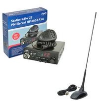 CB PNI ESCORT HP 8024 ASQ Radio Station Pack + CB PNI Extra 48 Antenna with magnet