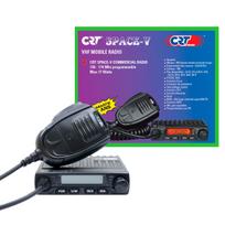 VHF CRT SPACE V radio station 136-174MHz, 199 channels, PC programmable, 13.8 Vdc, Talk Around, Scan, Squelch, BCL, Mic Gain
