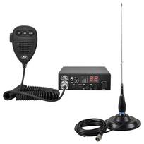 CB PNI Radio Station CBI Escort HP 8000L ASQ + CB PNI ML145 Antenna with Magnet 145 / PL