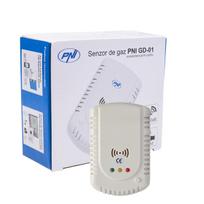 PNI GD-01 gas sensor, with audible and light warning, for LPG, natural gas, coal gas compatible with PNI V-02 solenoid valve