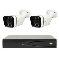 NVR POE PNI House IP810 video surveillance package, 2 PNI IP8POE cameras, 8MP and cables included