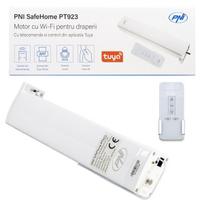 Intelligent motor for curtains, PNI SafeHome PT923 WiFi curtains, with included remote control, controlled with the PNI Smart/Tuya Smart application