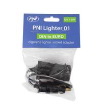 DIN adapter to EURO lighter socket PNI Lighter 01 with extension cable, 12V/24V