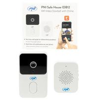 PNI Safe House IDB12 WiFi video doorbell, night vision, IP54, built-in battery, control from the PNI Smart or Tuya application