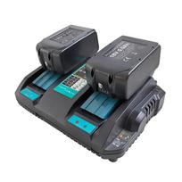 PNI DCH218 double battery charger kit with two USB ports, includes 2 18V 5Ah batteries