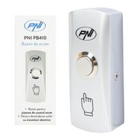PNI PB410 access button, NO/COM output contact, max. 12V/24V 0.5A, zinc alloy