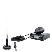 CB PNI Escort HP 9700 USB Radio Station Package and CB PNI LED 2000 Antenna with magnetic base, 12V / 24V power supply, cigarette lighter plug included, ASQ 5 levels