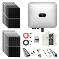 Complete 6kW three-phase prosumator kit with 16 370W panels, accessories and mounting included + Smart meter and wifi dongle