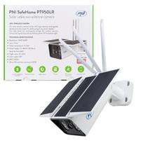 PNI SafeHome PT950LR 1080P 2MP video surveillance camera with 6W solar panel, WiFi, battery, control via the PNI Smart or Tuya application