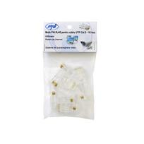 PNJ RJ45 plug for UTP Cat5 cable set 10 pcs