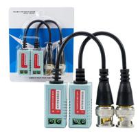 Set 2 CCTV Adapters PNI 201C Passive Balun Video BNC on 600m wire. CAT5 cable