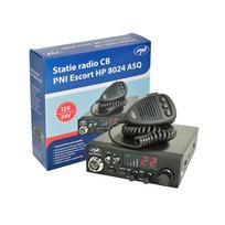 CB PNI radio station HP 8024 Escort with adjustable ASQ and 12V-24V power supply