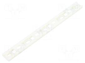 Holder | screw | polyamide,polyamide 6.6 | natural | cable ties
