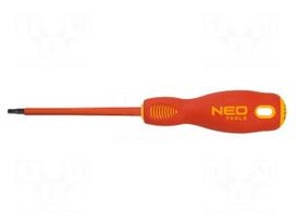 Screwdriver: insulated | hex key | TX25 | 125mm | 1kVAC