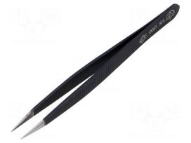 Tweezers | Blade tip shape: sharp | Tweezers len: 120mm | ESD