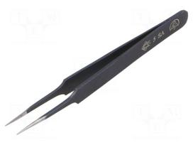 Tweezers | Blade tip shape: sharp | Tweezers len: 110mm | ESD