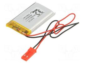 Re-battery: Li-Po | 3.7V | 500mAh | cables,JST SYP-02T-1 socket