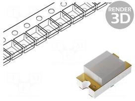 LED | red | SMD | 18mcd | 1.7÷2.4VDC | 3.2x1.5x1mm | 140° | 20mA | λd: 660nm