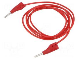 Test lead | 60VDC | 30VAC | 6A | banana plug with axial socket 2mm
