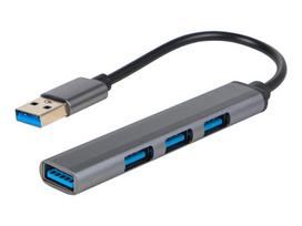 Nešiojamieji kompiuteriai, užrašų knygelės, priedai // Nešiojamųjų kompiuterių priedai // 86-067# Rozgałęźnik usb wt.a-4xgn.a hub-01