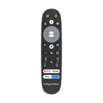Velleman elektroniniai prietaisai ir komponentai // Nuotolinio valdymo pultai - TV, VIDEO, AUDIO // Pilot do TV Kruger&Matz Google TV