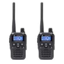 Kit of 2 portable radio stations PNI PMR R45 PRO 446MHz, 0.5W, 99CH programmable, 16 PMR, VOX, TOT, BCL, Scan, Roger Beep