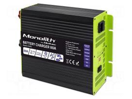 Charger: for rechargeable batteries | 80A | 12÷15VDC | 88%
