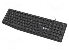 Keyboard | NAUTILUS | black | USB A | ES layout,wired,slim | Len: 1.8m