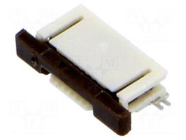 Connector: FFC/FPC | gold-plated | SMT | 500mA | 50V | Slider | PIN: 6