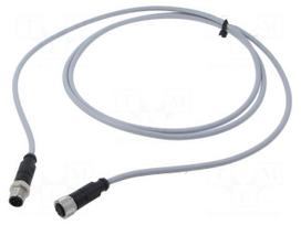 Cable: for sensors/automation | M12 | PIN: 5 | M12 male,M12 female