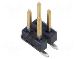Connector: pin strips | male | PIN: 4 | SMT | Contacts: copper alloy