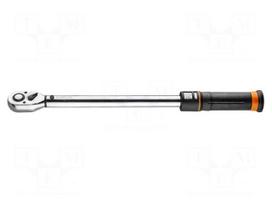 Wrench: torque | 490mm | 40÷200Nm | Holder: square | 1/2"