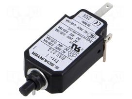 Circuit breaker | Urated: 240VAC | 48VDC | 0.3A | SPST | Poles: 1 | Ø9.6mm