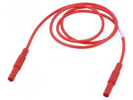 Test lead | 16A | banana plug 4mm,both sides | insulated | Len: 1m