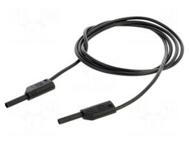 Test lead | 10A | banana plug with axial socket 2mm | Urated: 1kV