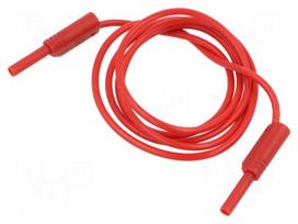 Test lead | 10A | banana plug with axial socket 2mm | Urated: 1kV