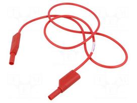 Test lead | 16A | banana plug with axial socket 4mm,both sides