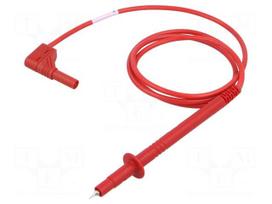 Test lead | 16A | probe tip,angular banana plug 4mm | Urated: 1kV