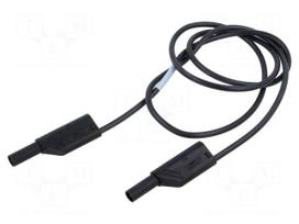 Test lead | 16A | banana plug with axial socket 4mm,both sides